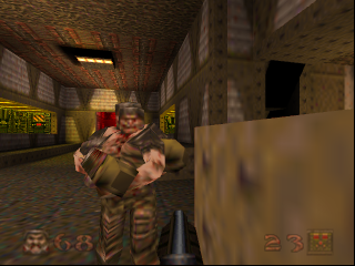 Quake 64 (Europe) In game screenshot